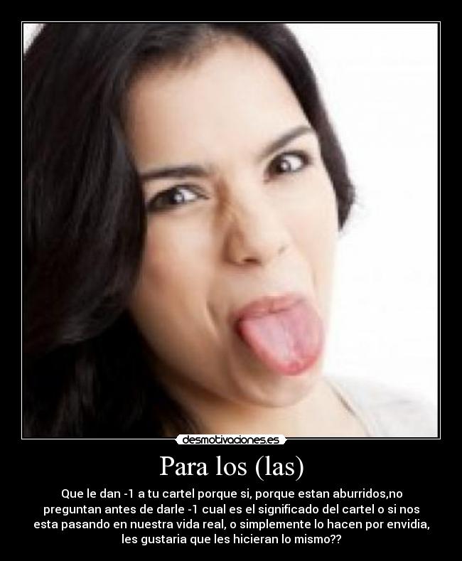 Para los (las) -