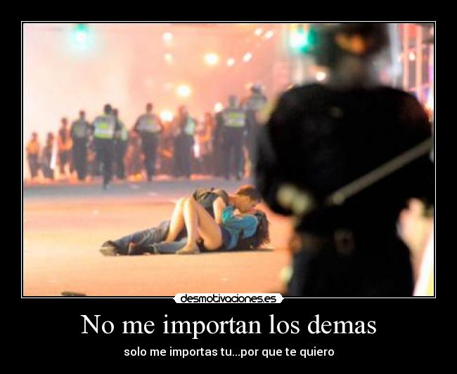 No me importan los demas - 