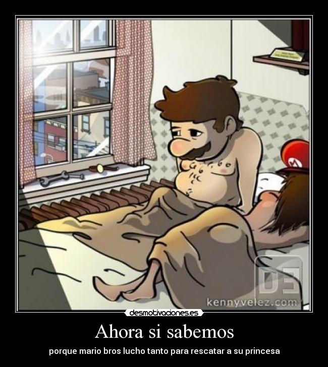 Ahora si sabemos - porque mario bros lucho tanto para rescatar a su princesa