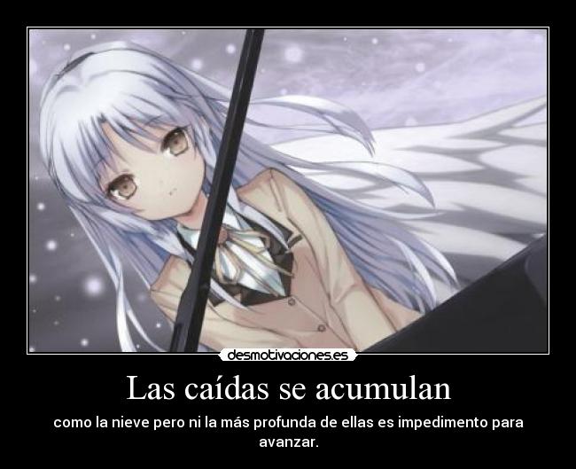 carteles angel beats tenshi kanade harukaze desmotivaciones