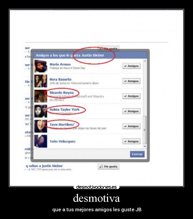 desmotiva - que a tus mejores amigos les guste JB