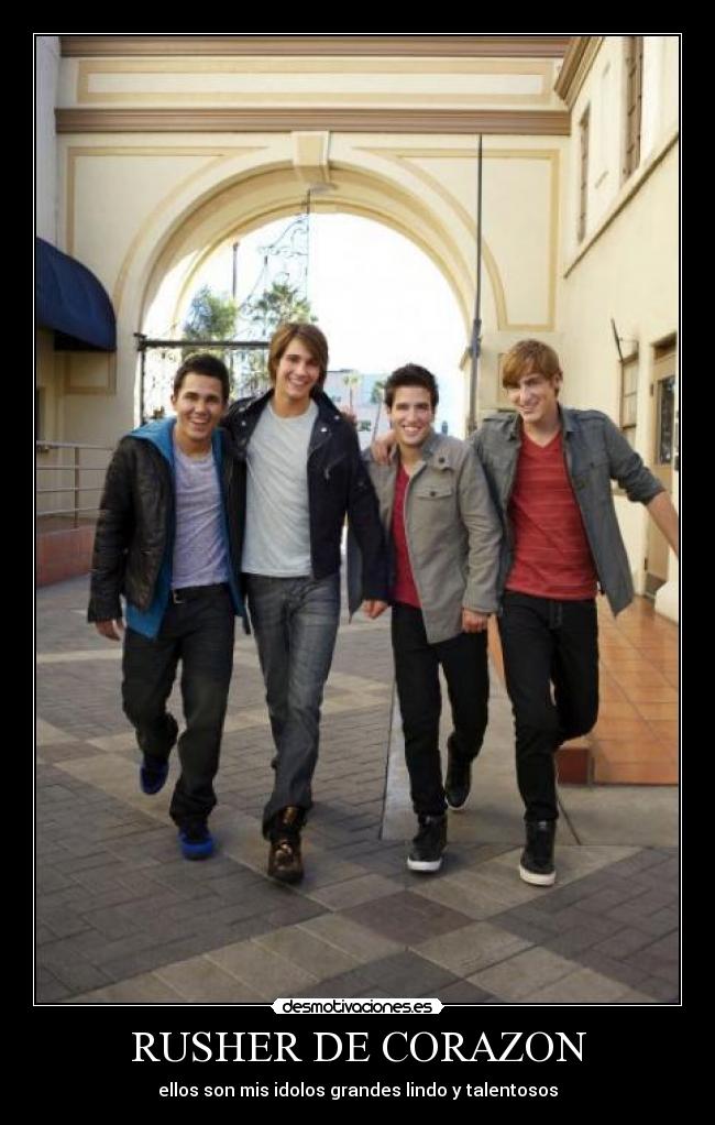 RUSHER DE CORAZON - ellos son mis idolos grandes lindo y talentosos