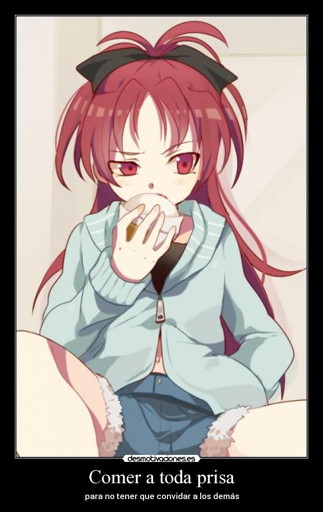 Comer a toda prisa - 