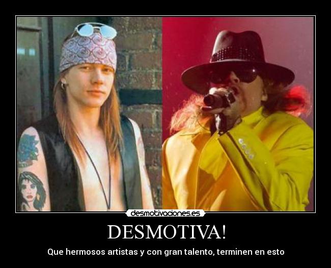 carteles axl rose desmotivaciones