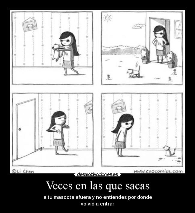 Veces en las que sacas -