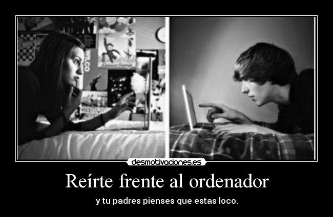 Reírte frente al ordenador - 