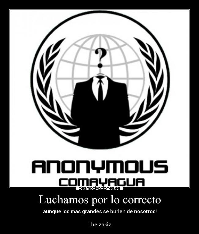 Luchamos por lo correcto - 