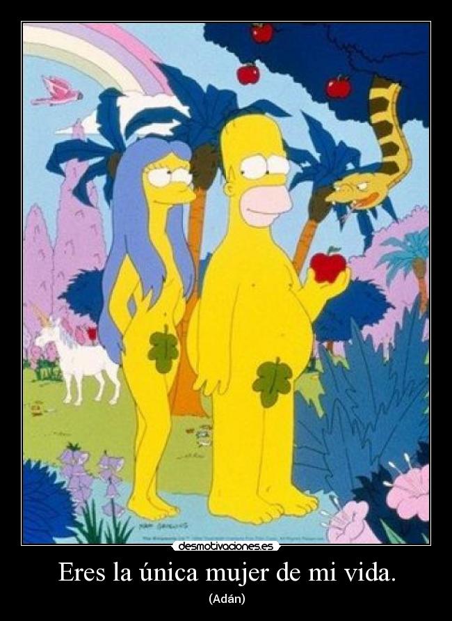 Eres la única mujer de mi vida. - 