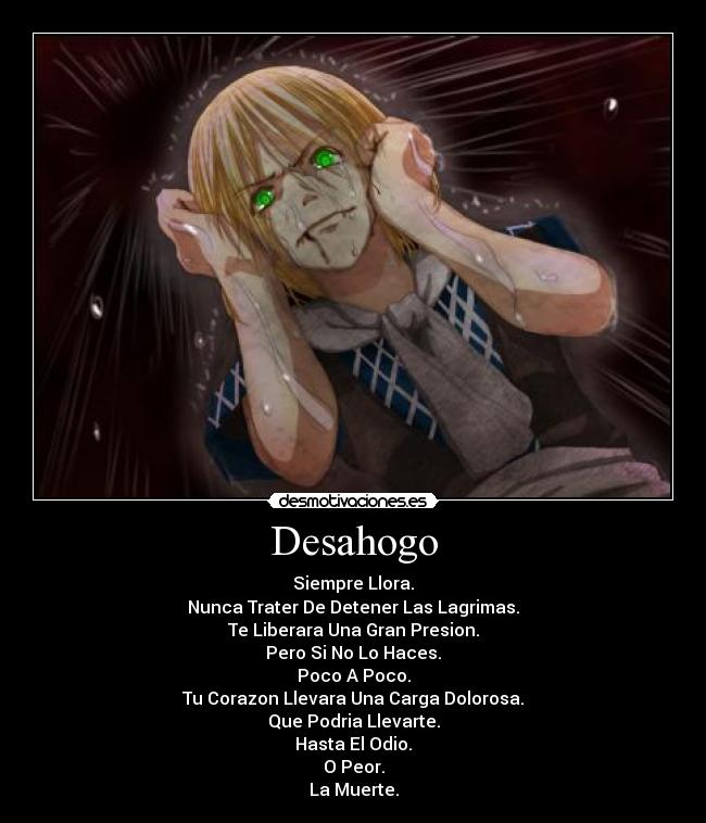 Desahogo -