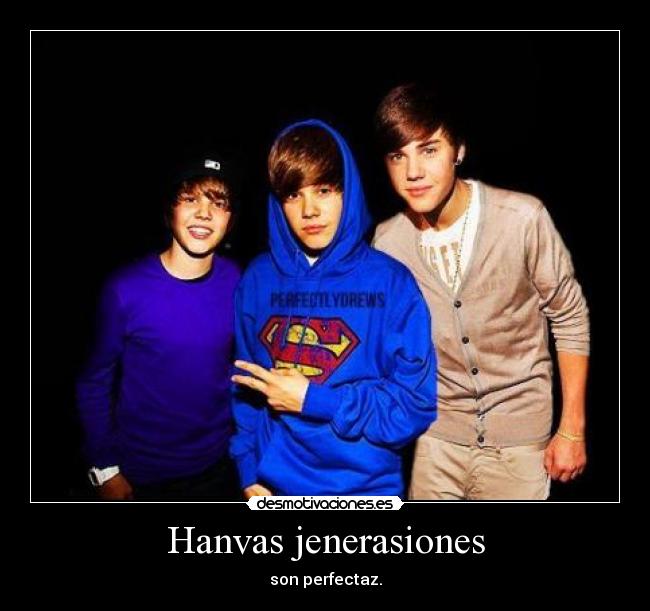 Hanvas jenerasiones - son perfectaz.