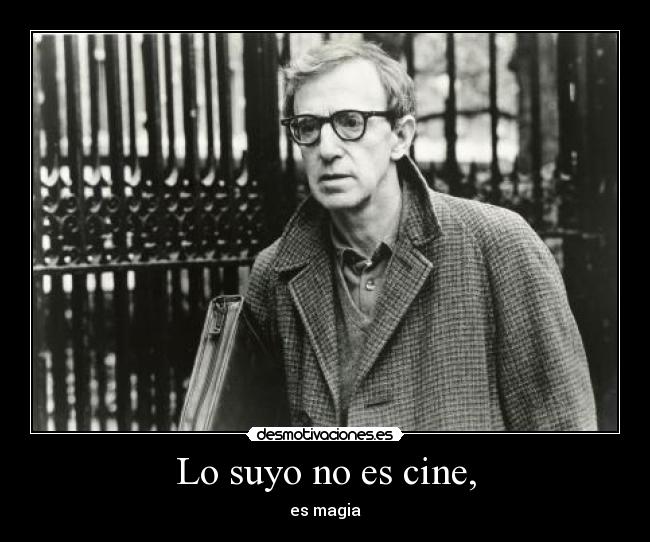 Lo suyo no es cine, -