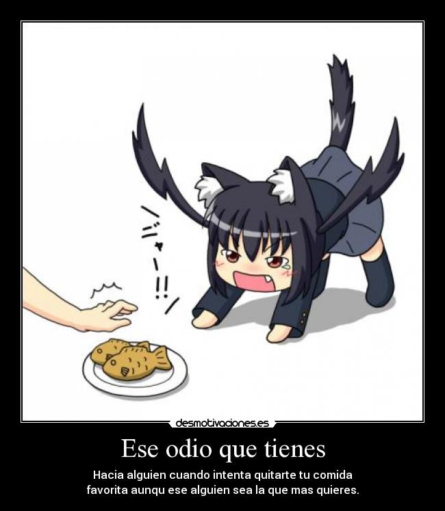 Ese odio que tienes -