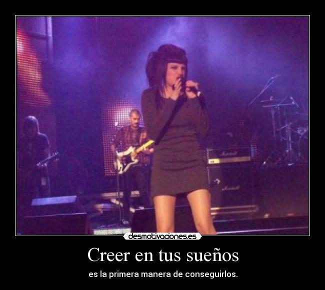 Creer en tus sueños -
