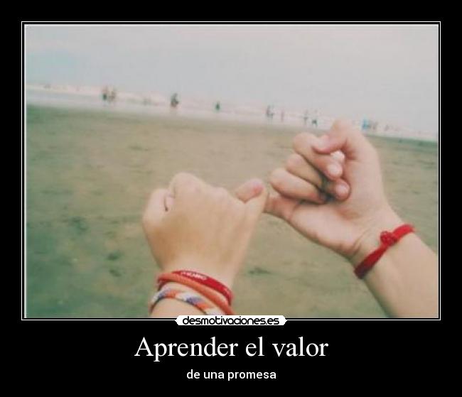 Aprender el valor - de una promesa