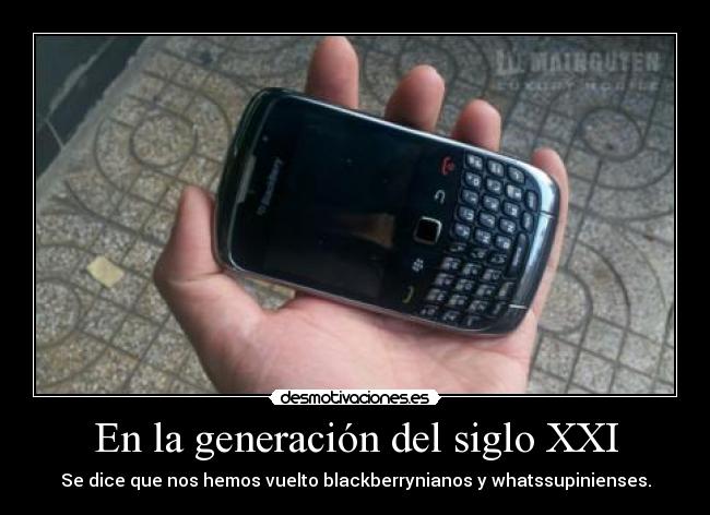 En la generación del siglo XXI -