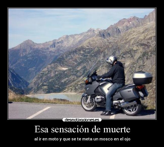 Esa sensación de muerte -