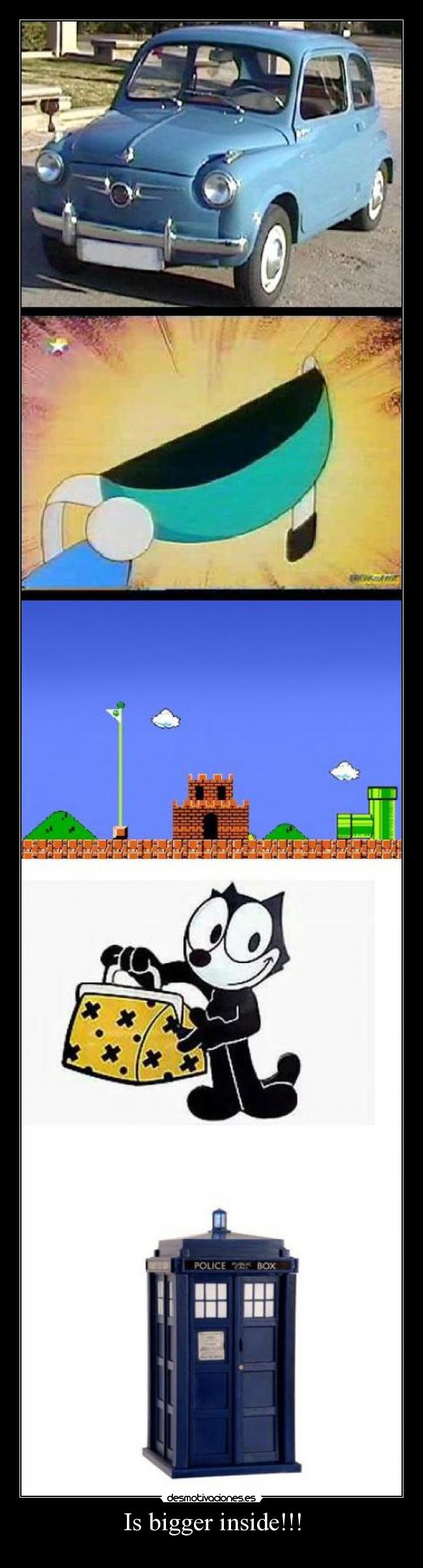 carteles 600 doraemon felix the cat super mario doctor who tardis mas grande por dentro desmotivaciones
