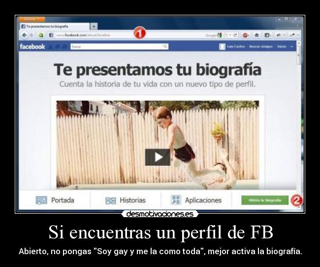 Si encuentras un perfil de FB - 