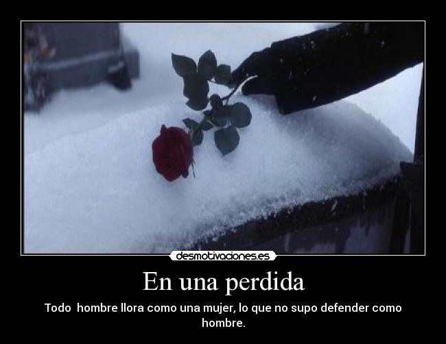 En una perdida - 