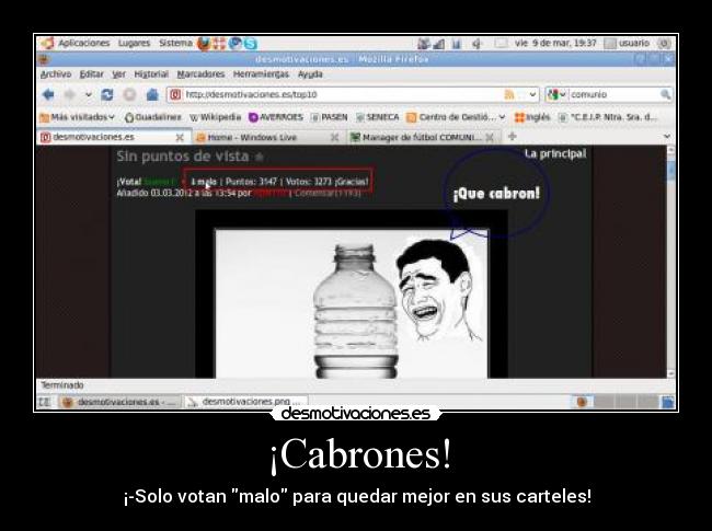 carteles wasedrcftg desmotivaciones