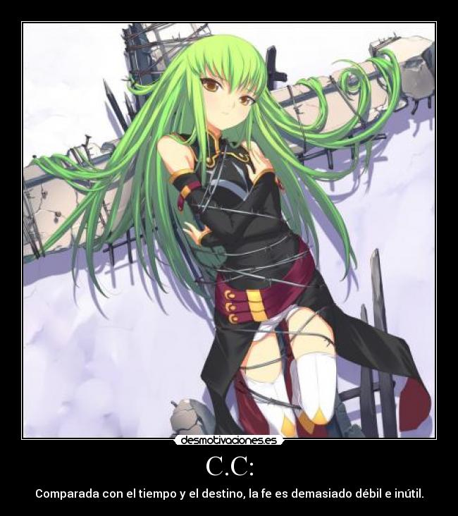 carteles code geass tiempo destino comparar debil inutil comparado ser desmotivaciones