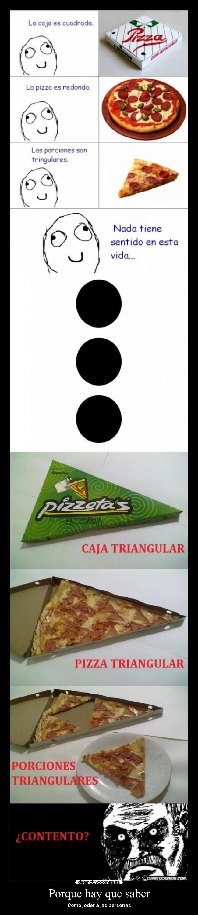 Porque hay que saber - Como joder a las personas