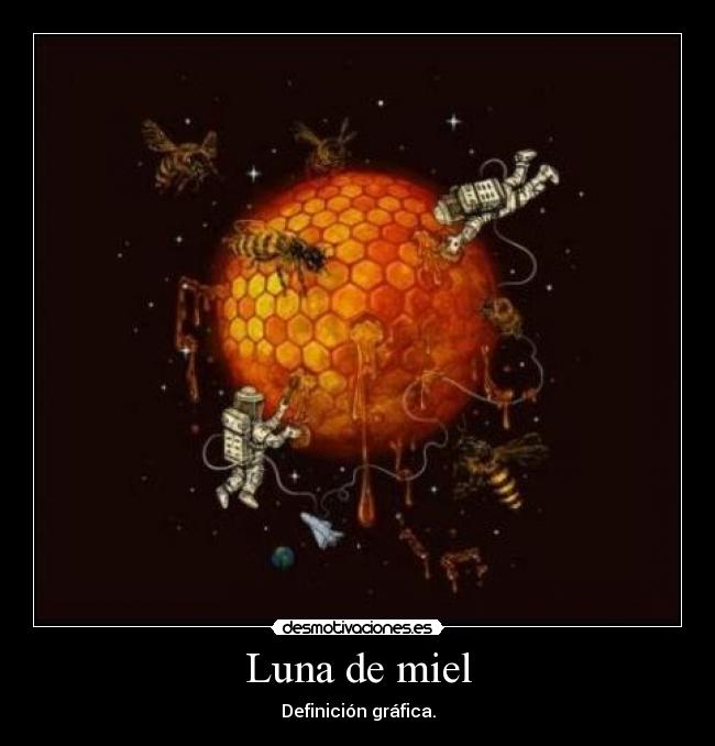 Luna de miel - Definición gráfica.
