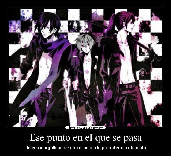 Ese punto en el que se pasa -