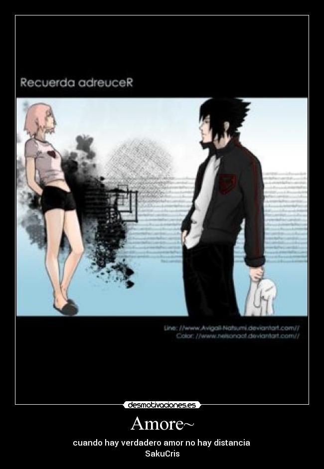 Amore~ - cuando hay verdadero amor no hay distancia ♥
SakuCris