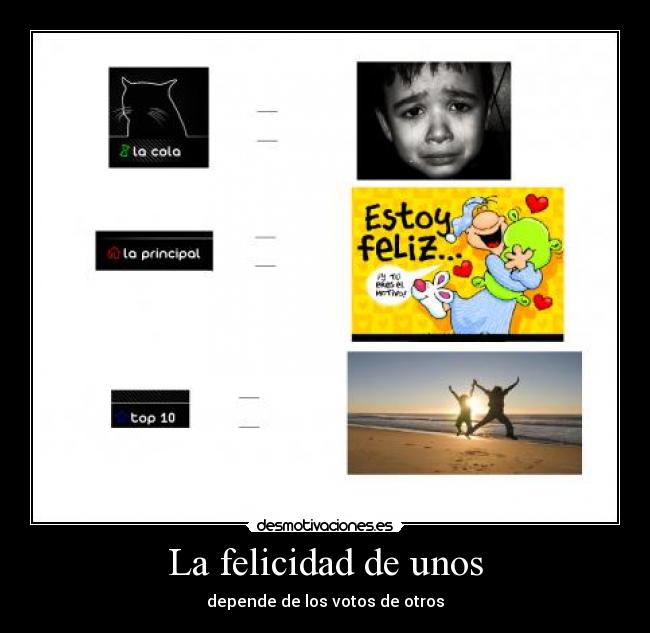La felicidad de unos -
