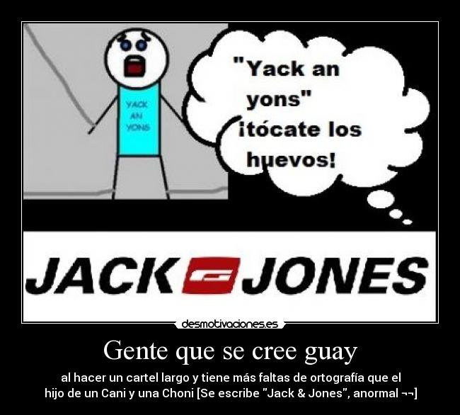 Gente que se cree guay - 