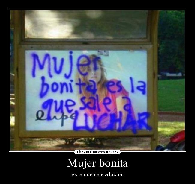 Mujer bonita -