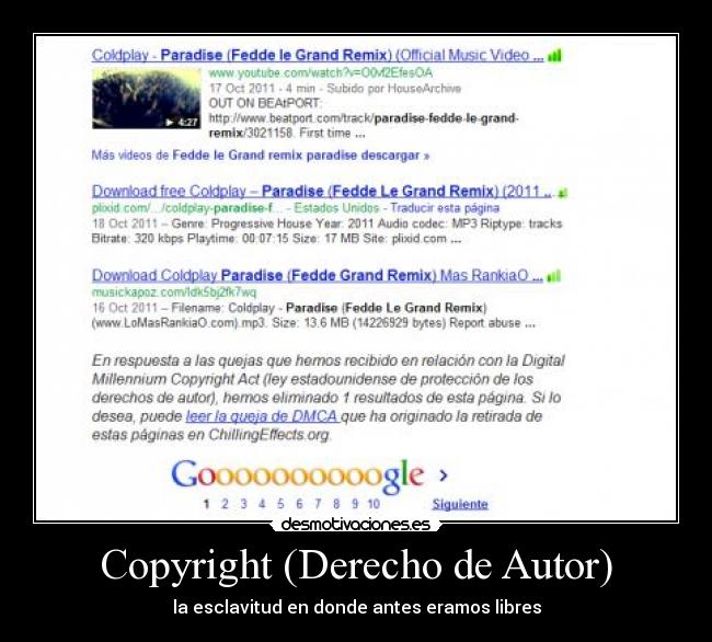 Copyright (Derecho de Autor) -
