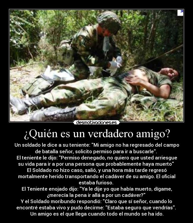 ¿Quién es un verdadero amigo? - 