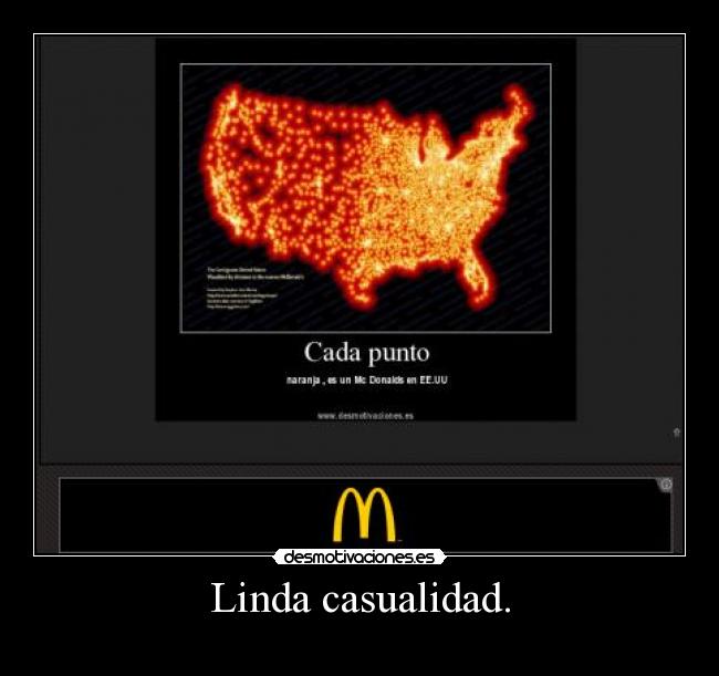 Linda casualidad. - 