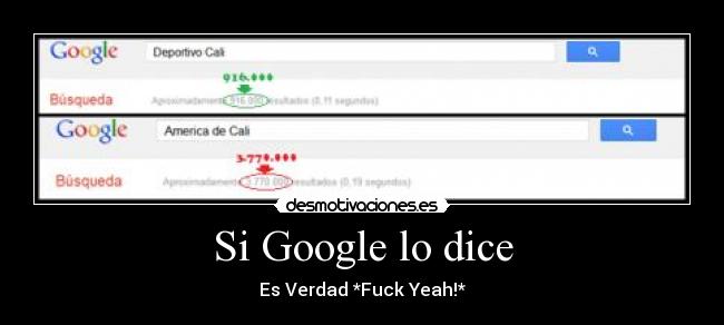 Si Google lo dice -