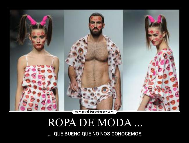 carteles cartel que refleja las caracteristicasa las modas que incluso pueden llegar ser ridiculas desmotivaciones