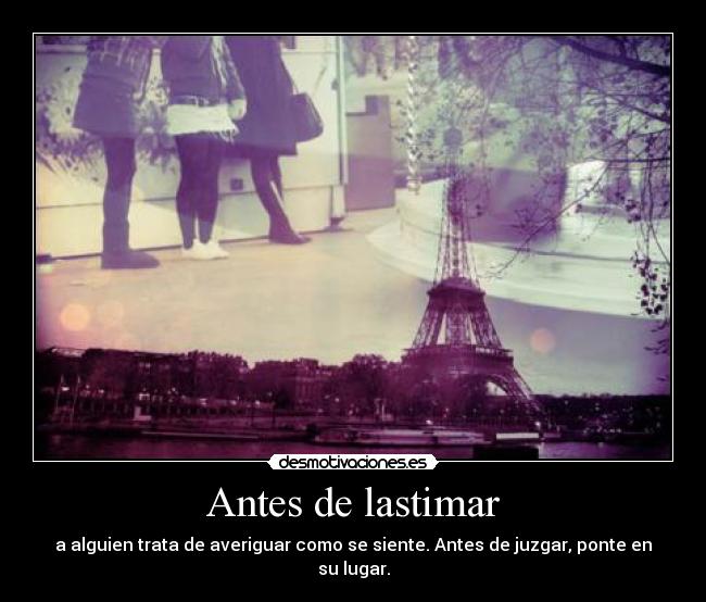 Antes de lastimar - 