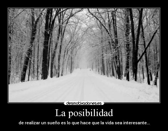 La posibilidad -