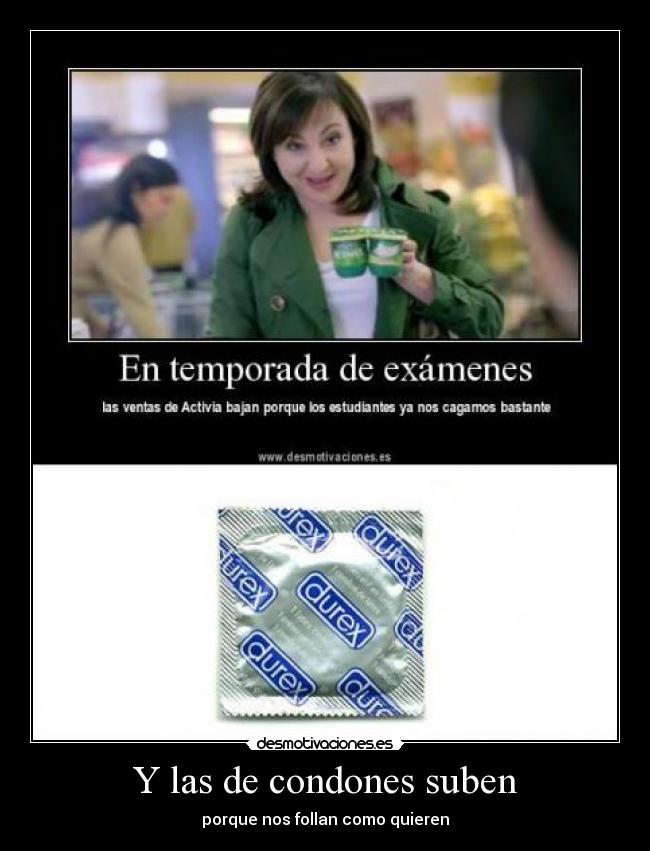 Y las de condones suben - 