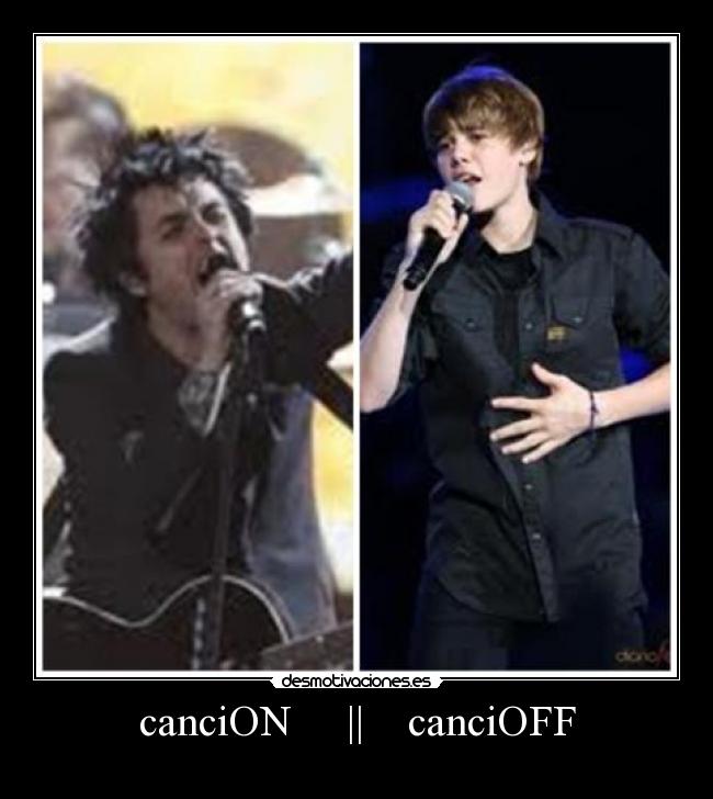 carteles green day canta bien justin desmotivaciones