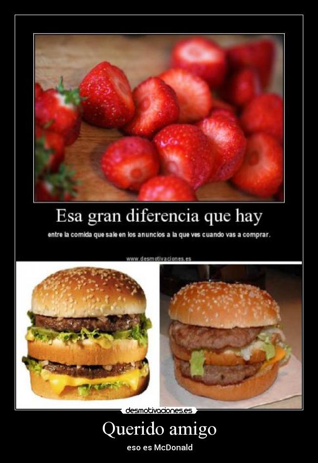 Querido amigo - eso es McDonald