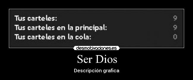Ser Dios -