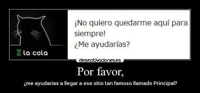 Por favor, - 