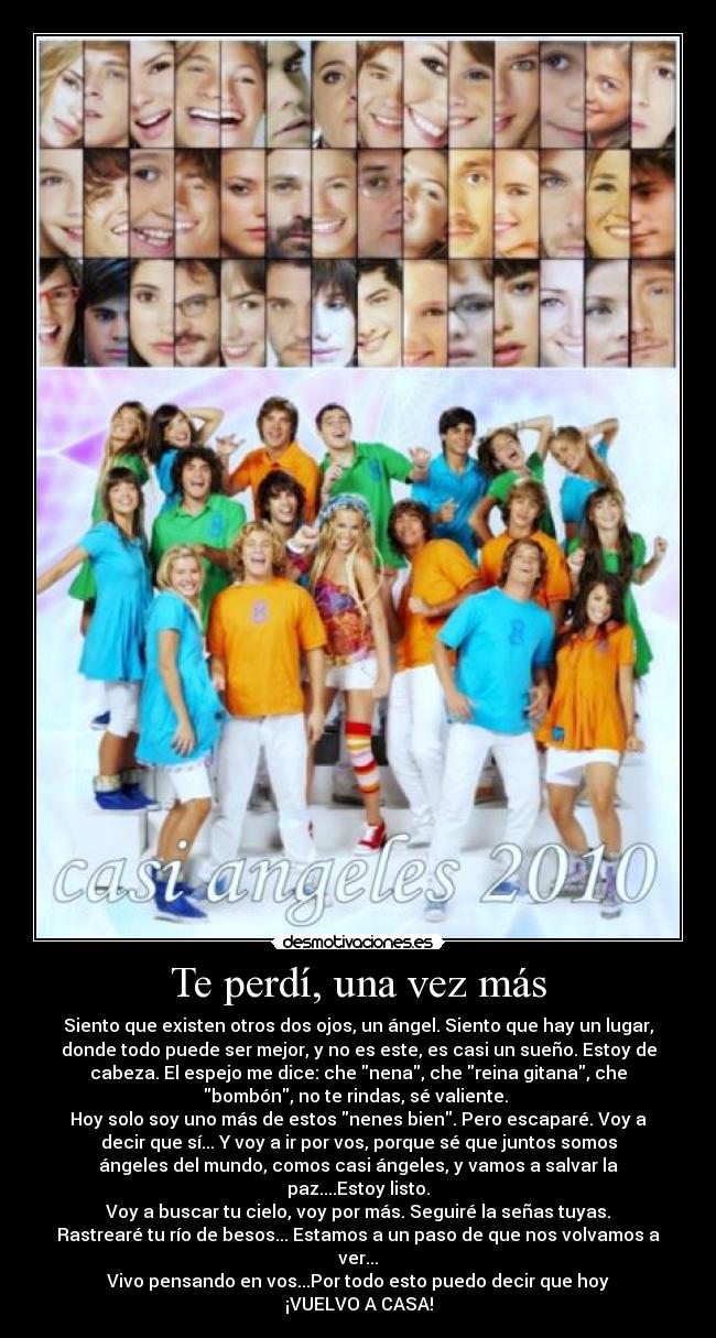 Te perdí, una vez más -