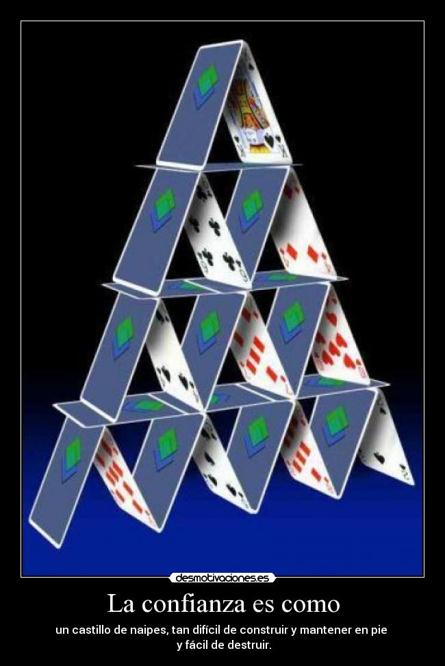 La confianza es como - 