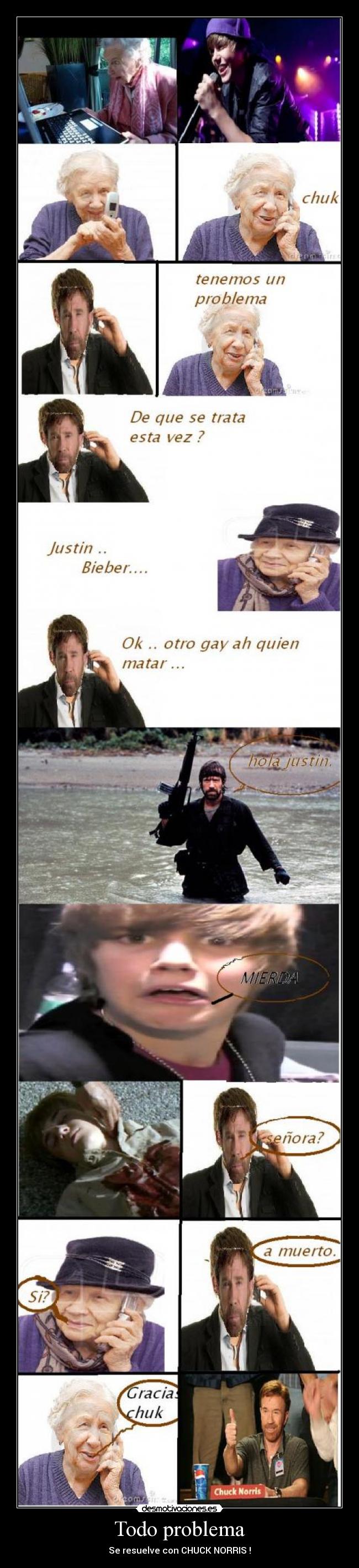 carteles chuk norris desmotivaciones