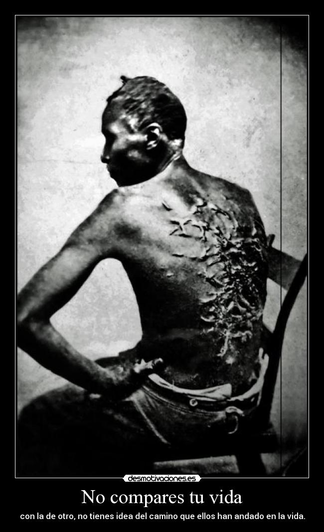 No compares tu vida -