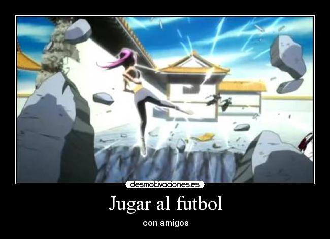 Jugar al futbol - con amigos