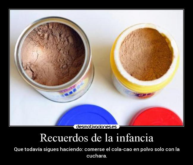 Recuerdos de la infancia -